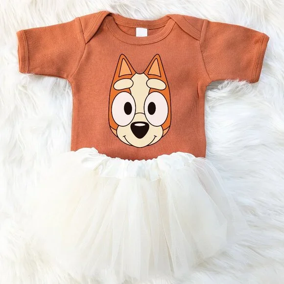 Bluey Bingo Tutu Costume For Baby Girls and Toddler Girls NWT - Picture 4 of 4